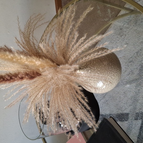 Crate and barrel bevin 8" taupe Boho Modern vase - Picture 3 of 3